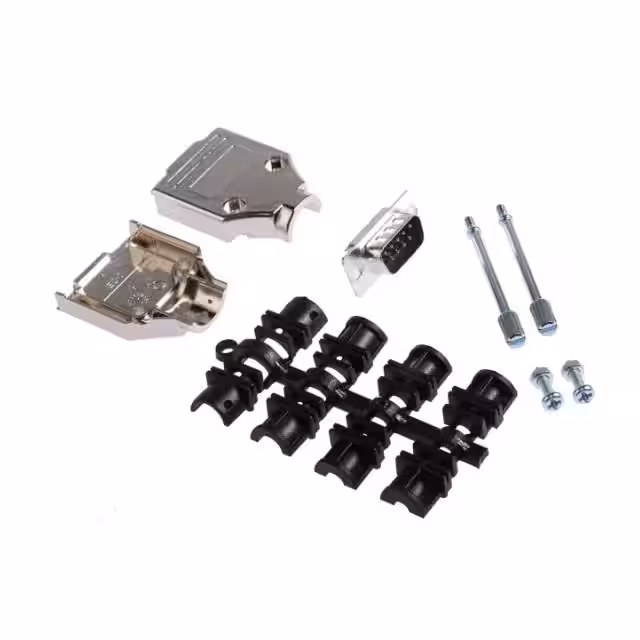 MHDTPK9-DB9P-K MH Connectors  Carcasas traseras para conectores D-Sub en forma de D